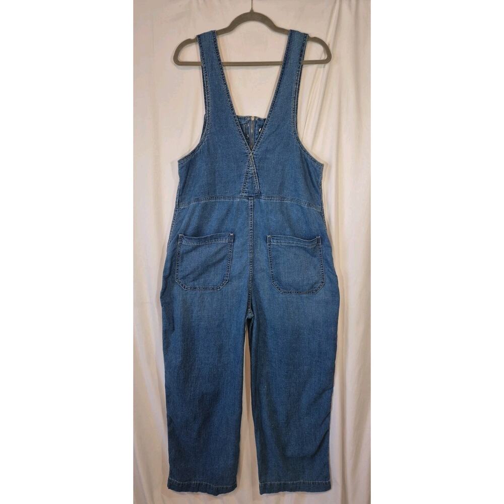 Free People We The Free Jude Cotton Denim Overalls Small - Picture 6 of 9
